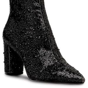 Betsey Johnson Cady Rhinestone Heel Booties